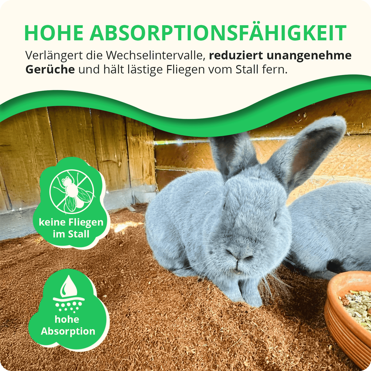 Bodembedekking voor kleine dieren