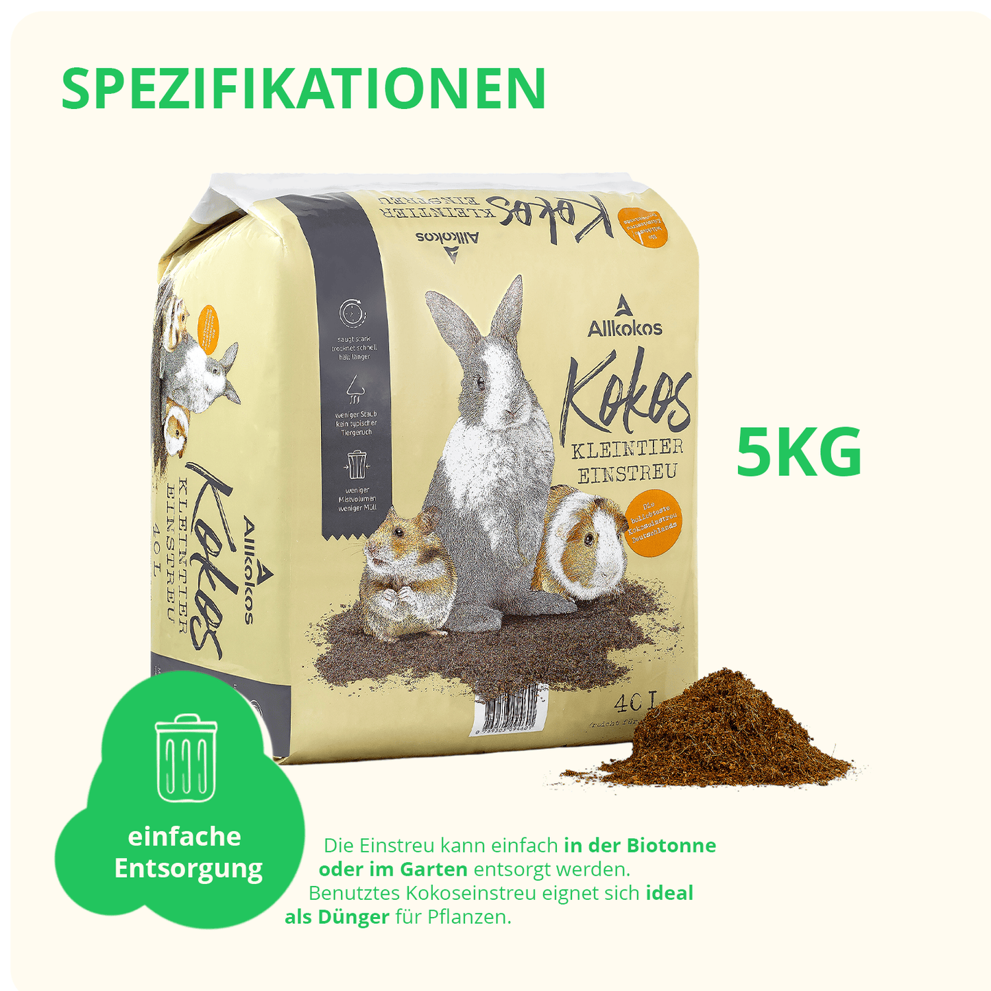 Bodembedekking voor kleine dieren